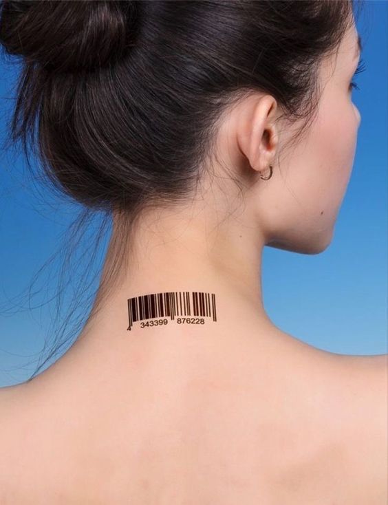 Top 101+ hình xăm mã vạch chất lừ và độc đáo - Genztattoo