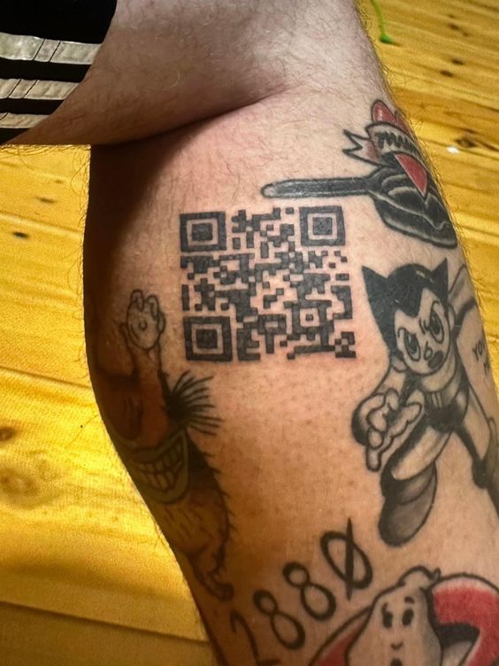 Top 101+ hình xăm mã vạch chất lừ và độc đáo - Genztattoo