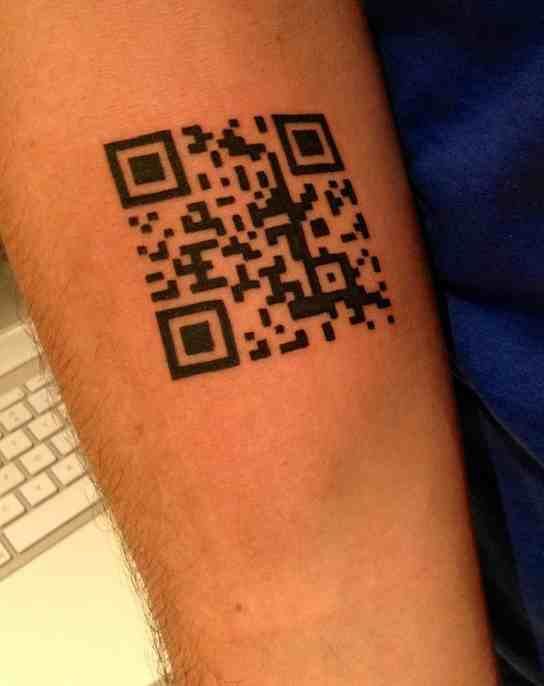 Top 101+ hình xăm mã vạch chất lừ và độc đáo - Genztattoo