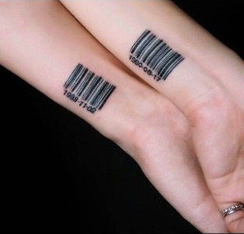 Top 101+ hình xăm mã vạch chất lừ và độc đáo - Genztattoo
