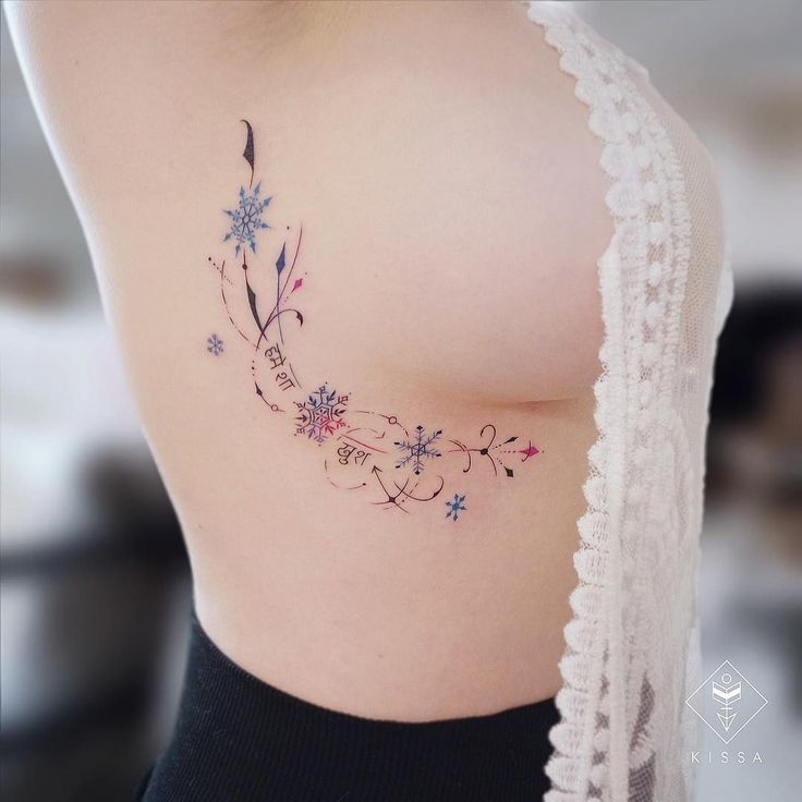 Hình xăm sườn sắc nét cho nữ Hơn 200 mẫu hình xăm mạn sườn để anh chị em tham khảo - Genztattoo
