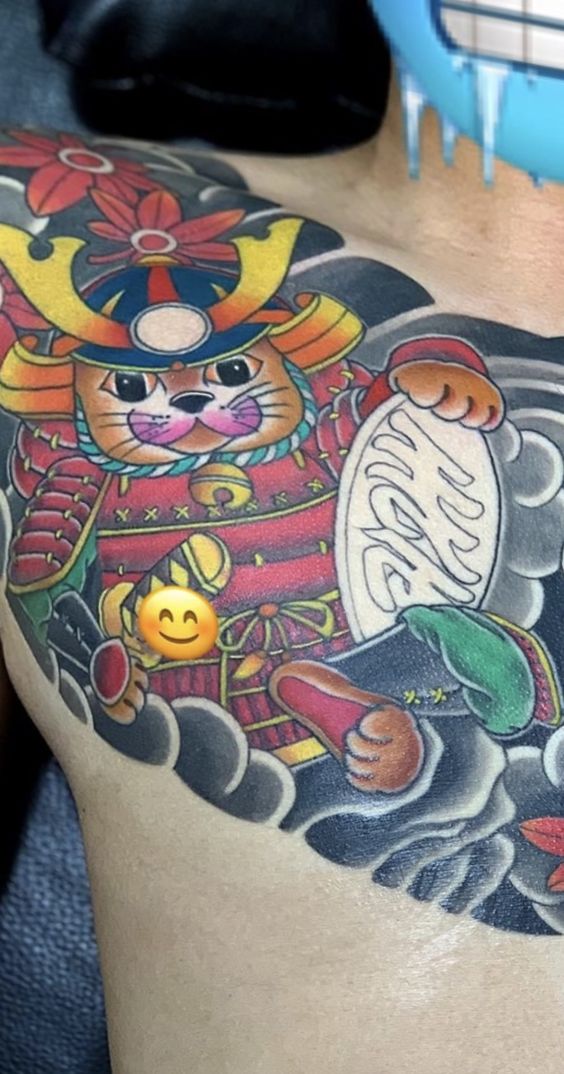 Top 200 hình xăm mèo thần tài ở ngực đem lại tài tộc may mắn - Genztattoo