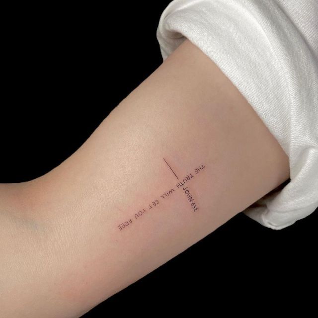 Tổng hợp 666+ hình xăm chữ ở bắp tay đẹp, độc đáo - Genztattoo