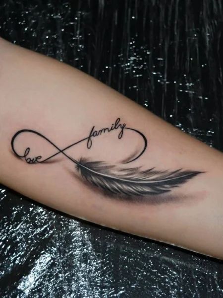 tattoo hình vô cực mini siêu đẹp mắt