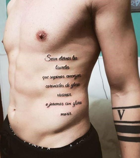 khám phá vẻ đẹp mẫu tattoo chữ kín mạn sườn