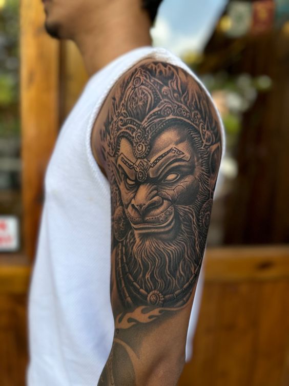 Top 99 Hình xăm hanuman đẹp, linh thiêng - Genztattoo