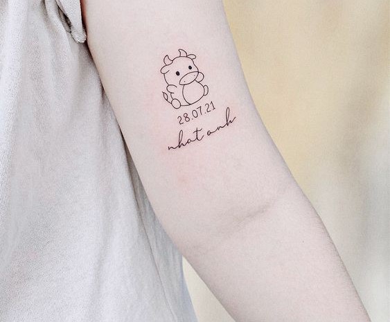Đánh dấu một cột mốc quan trọng bằng một hình xăm nhỏ Top 200 hình xăm cute dễ thương cho nam và nữ - Genztattoo
