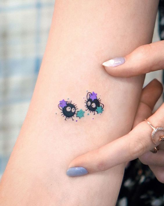hình xăm bồ hóng nhỏ dễ thương Top 200 hình xăm cute dễ thương cho nam và nữ - Genztattoo