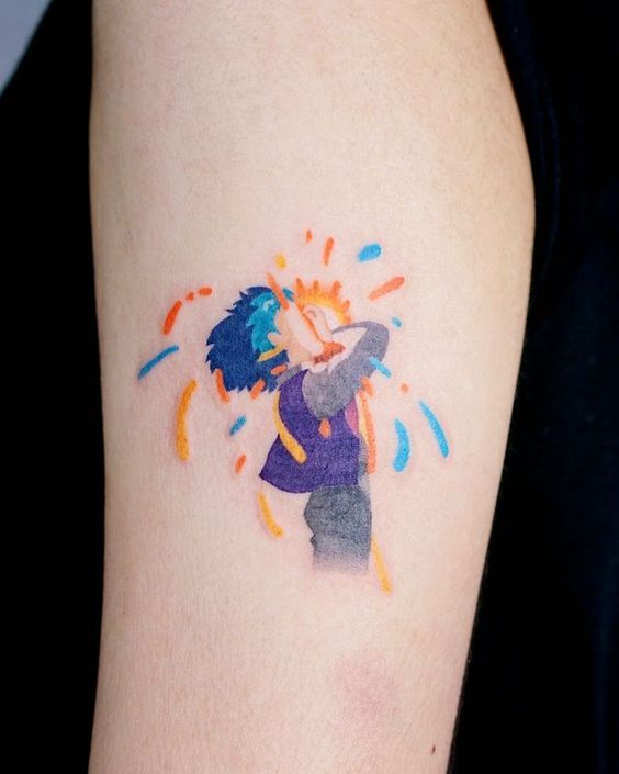 hình xăm mini hoạt hình ý nghĩa Top 200 hình xăm cute dễ thương cho nam và nữ - Genztattoo
