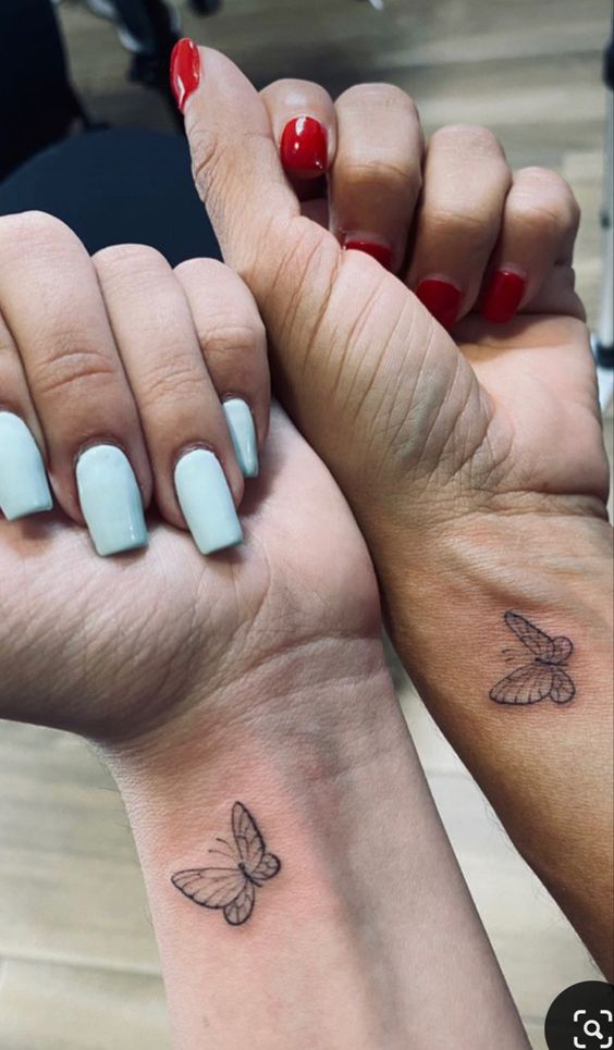hình xăm con bướm nhỏ gợi cảm Top 200 hình xăm cute dễ thương cho nam và nữ - Genztattoo