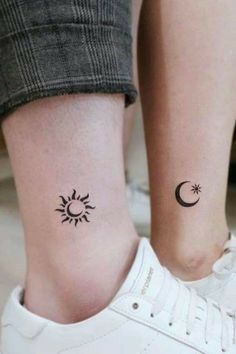 hình xăm mini ở chân cho các cặp đôi Top 200 hình xăm cute dễ thương cho nam và nữ - Genztattoo