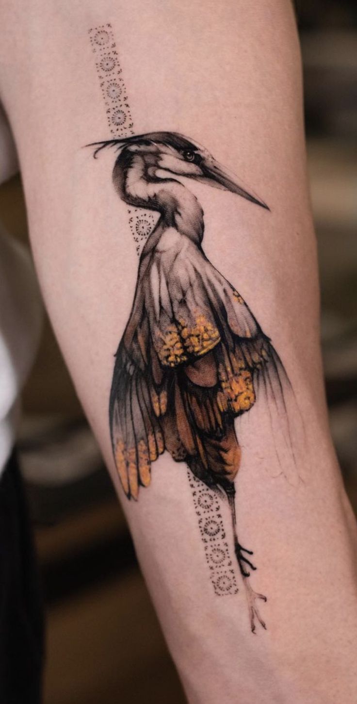 tattoo con hạc ở cẳng tay nghệ thuật tattoo con hạc ở cẳng tay nghệ thuật