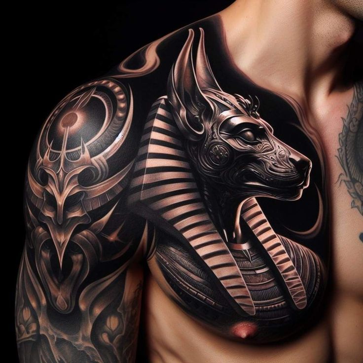 hình xăm anubis lạnh lùng hình xăm anubis lạnh lùng