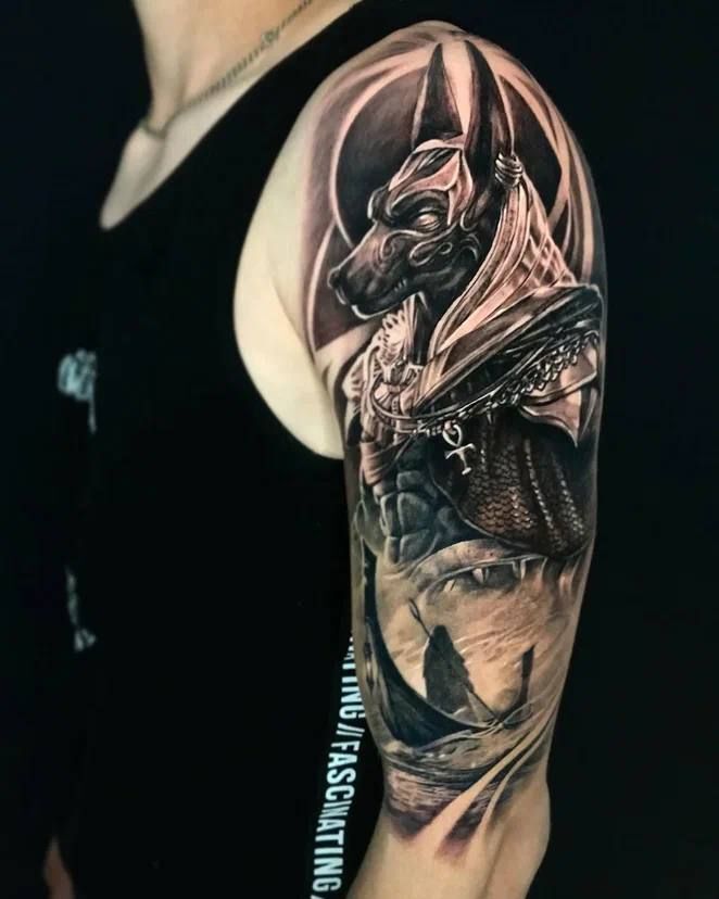 hình xăm anubis người bảo vệ trong hành trình đến thế thới bên kia hình xăm anubis người bảo vệ trong hành trình đến thế thới bên kia