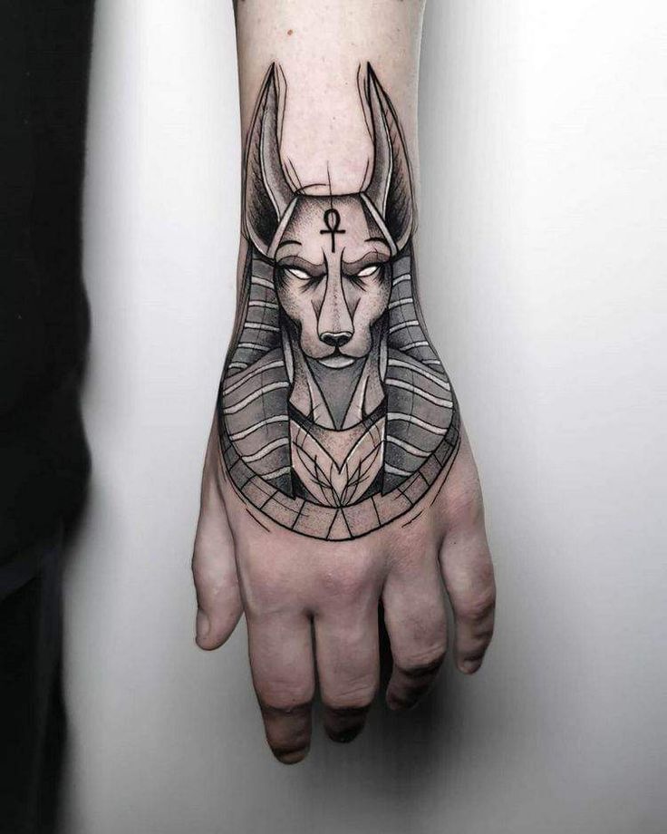 hình xăm anubis ở bàn tay đẹp hình xăm anubis ở bàn tay đẹp