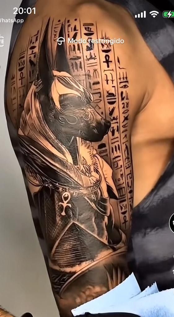 hình xăm anubis vị thần công bằng hình xăm anubis vị thần công bằng