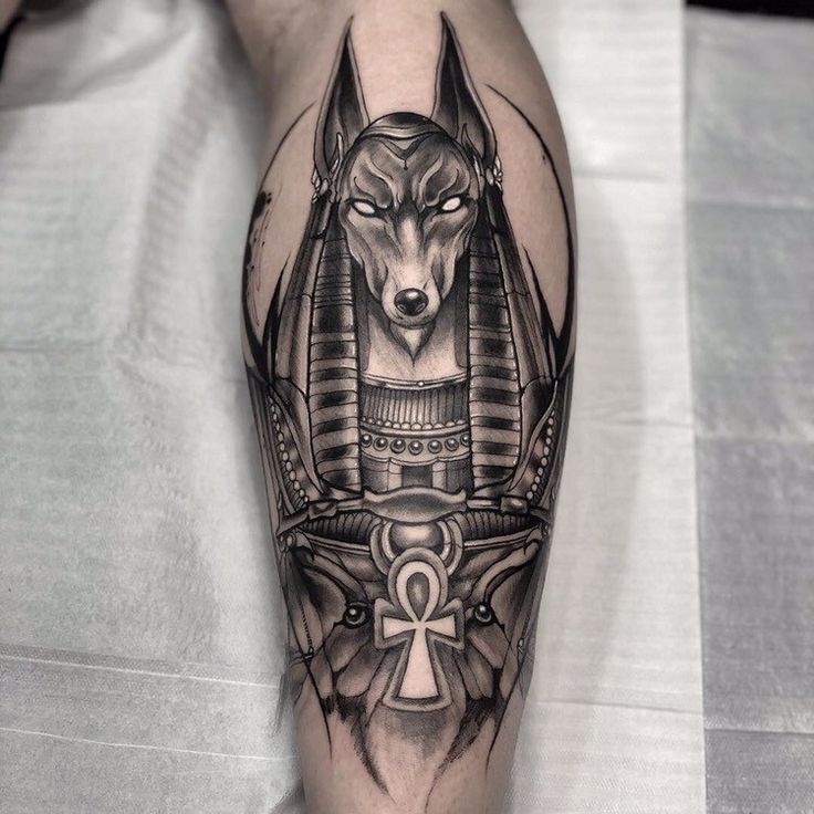 tattoo anubis chất ở chân tattoo anubis chất ở chân