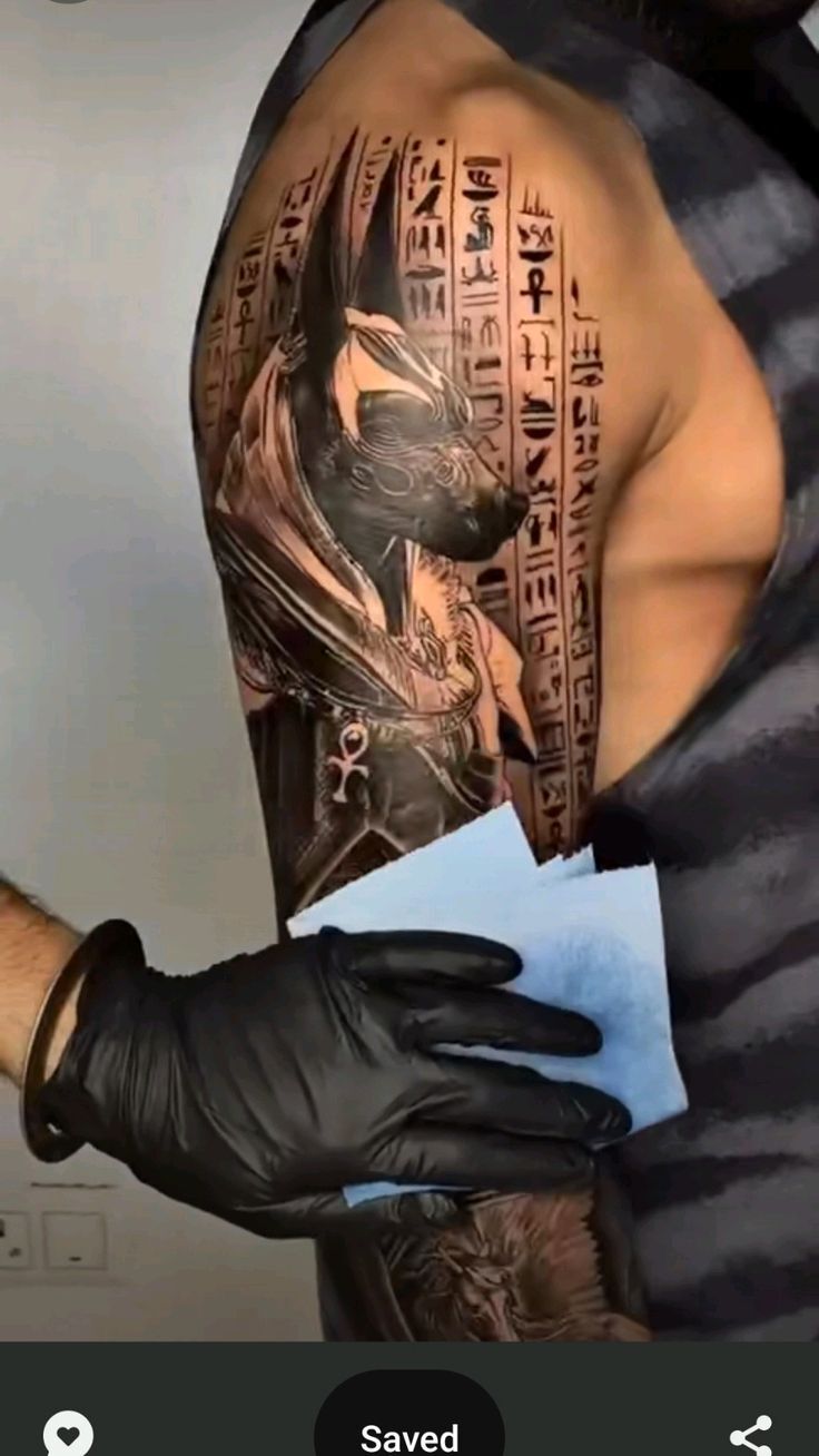tattoo anubis kín tay cực đẹp tattoo anubis kín tay cực đẹp