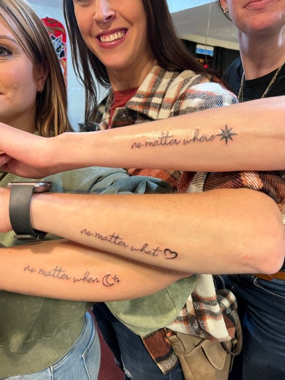hình xăm đẹp cho bạn thân tattoo xinh cho nhóm bạn thân