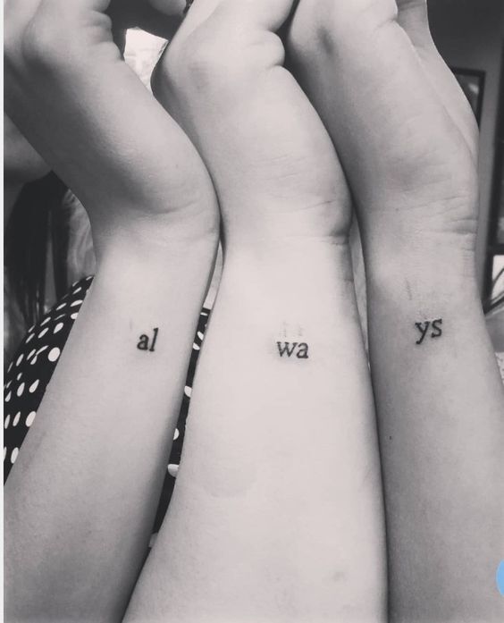 hình xăm nhỏ cho bạn thân tattoo mini cho hội bạn thân
