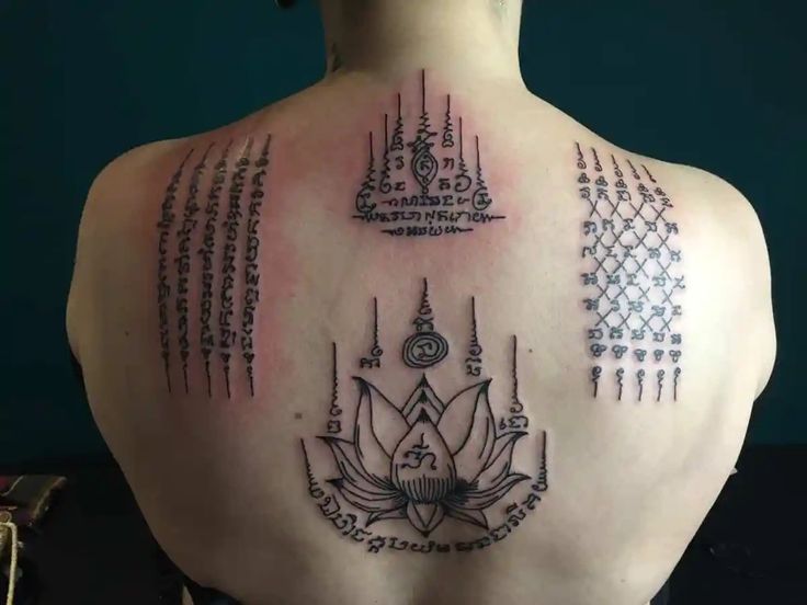 Thiết kế hình xăm Khmer ở lưng Top 444+ hình xăm chữ Khmer cho người thích độc lạ - Genztattoo