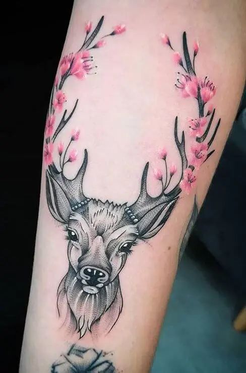 đẹp mắt với mẫu tatoo tay hình con hươu đẹp mắt với mẫu tatoo tay hình con hươu