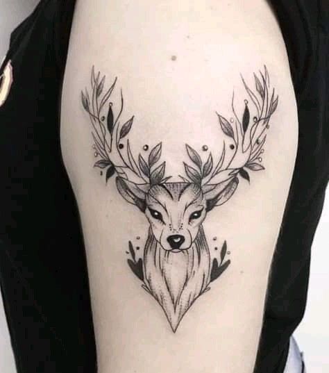 kiểu tattoo hươu đem bình an trong cuộc sống kiểu tattoo hươu đem bình an trong cuộc sống