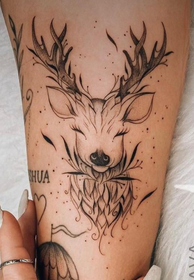 nghệ thuật tattoo hươu thông điệp ý nghĩa nghệ thuật tattoo hươu thông điệp ý nghĩa