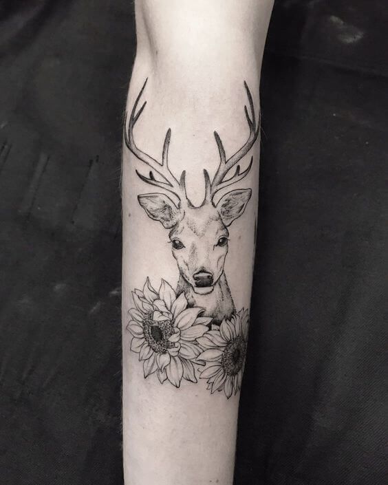 Top 666+ hình xăm con nai đầy tinh tế và thu hút - Genztattoo