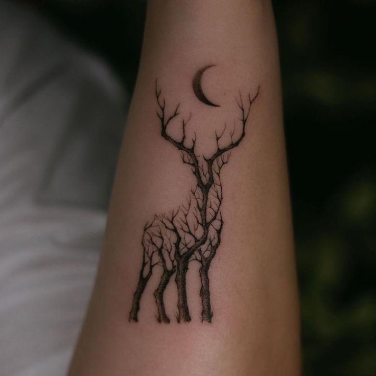 Top 666+ hình xăm con nai đầy tinh tế và thu hút - Genztattoo