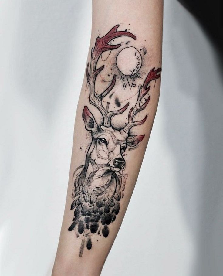 Top 666+ hình xăm con nai đầy tinh tế và thu hút - Genztattoo