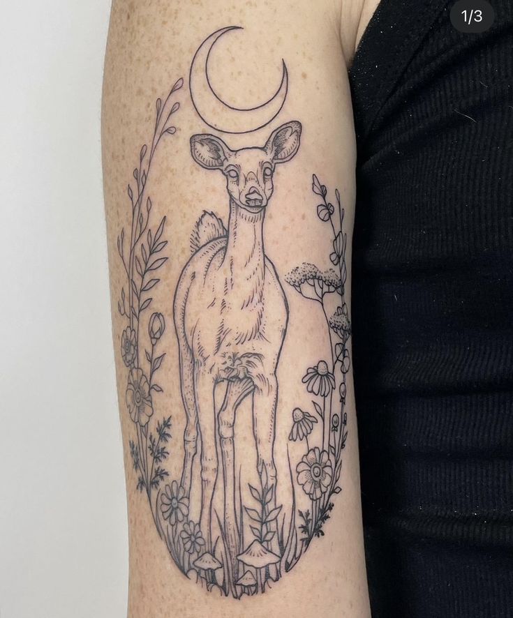 Top 666+ hình xăm con nai đầy tinh tế và thu hút - Genztattoo