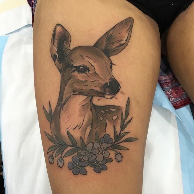 Top 666+ hình xăm con nai đầy tinh tế và thu hút - Genztattoo