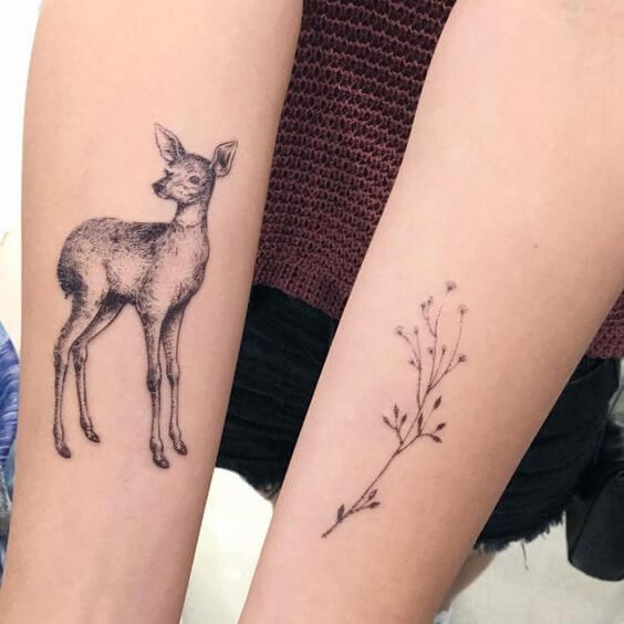 Top 666+ hình xăm con nai đầy tinh tế và thu hút - Genztattoo