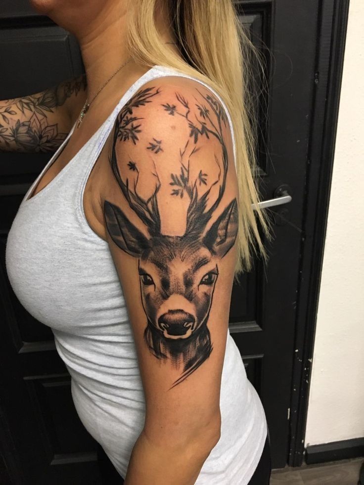 Top 666+ hình xăm con nai đầy tinh tế và thu hút - Genztattoo
