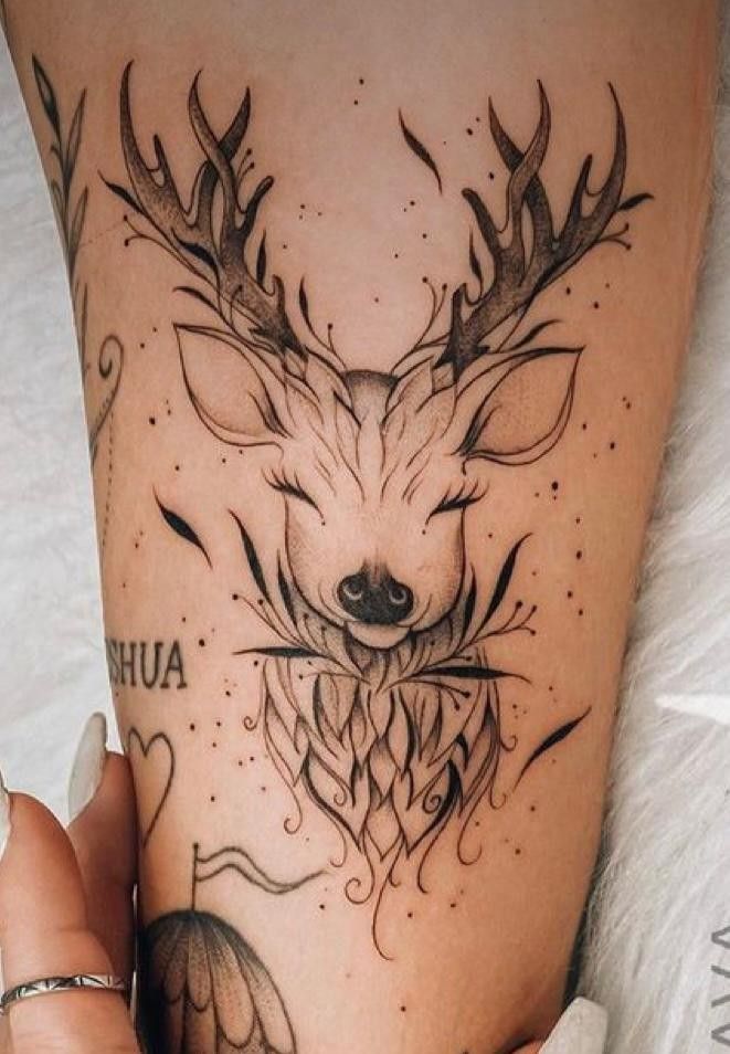 Top 666+ hình xăm con nai đầy tinh tế và thu hút - Genztattoo