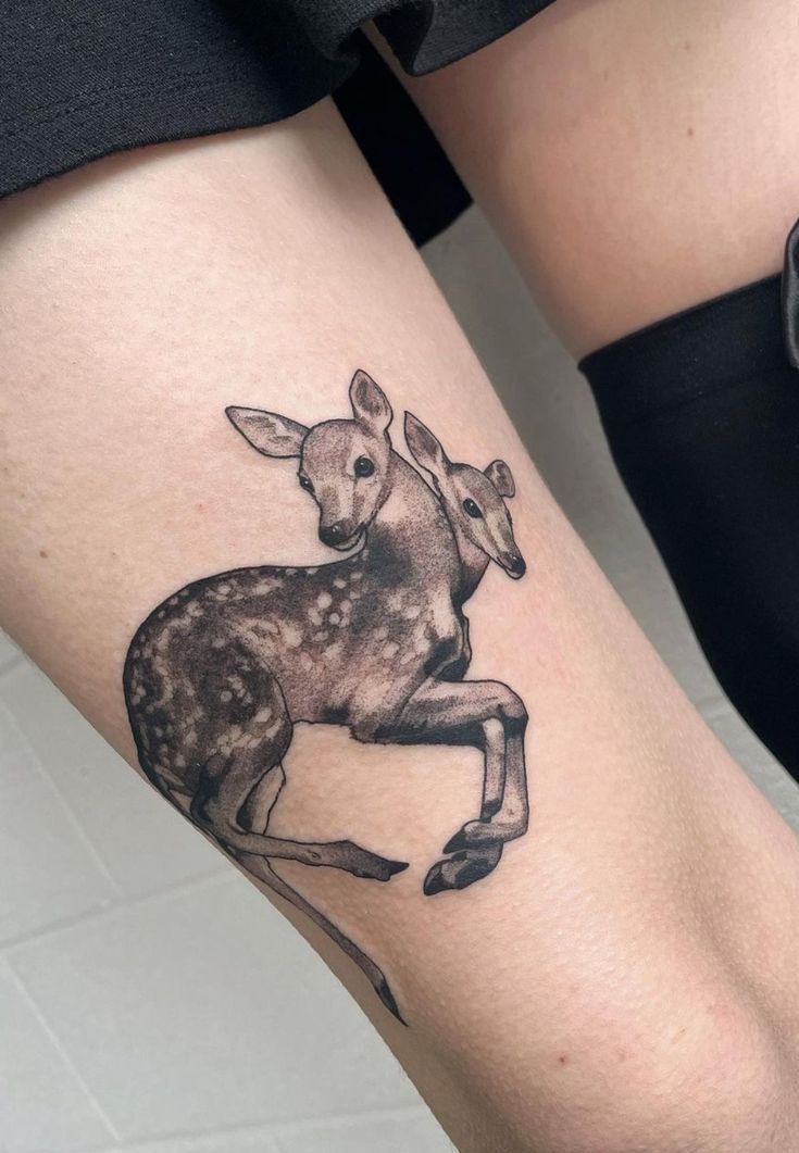 Top 666+ hình xăm con nai đầy tinh tế và thu hút - Genztattoo