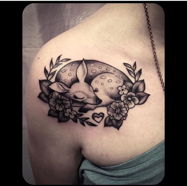 Top 666+ hình xăm con nai đầy tinh tế và thu hút - Genztattoo