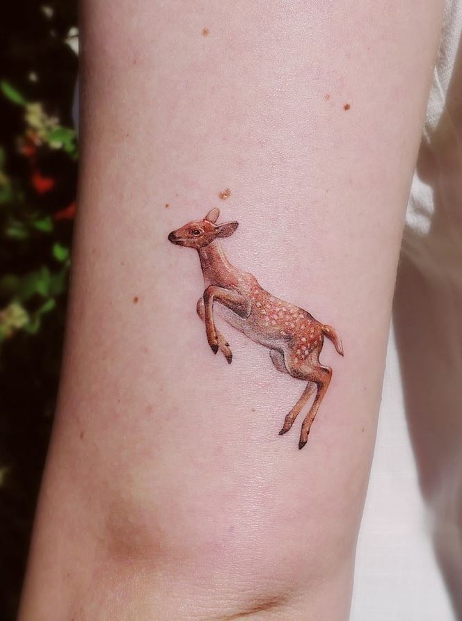 Top 666+ hình xăm con nai đầy tinh tế và thu hút - Genztattoo