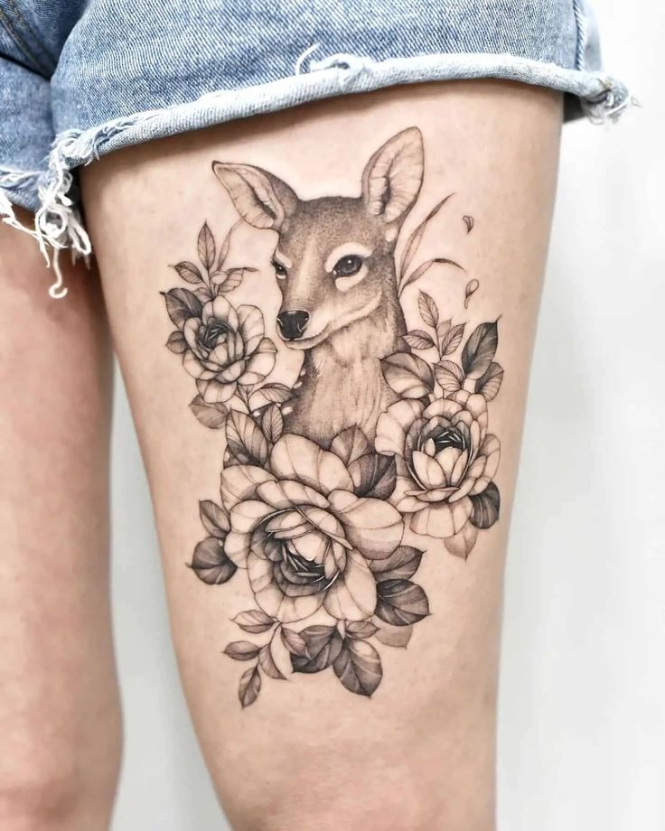 Top 666+ hình xăm con nai đầy tinh tế và thu hút - Genztattoo