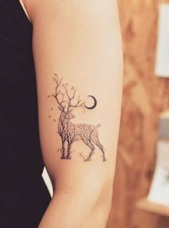 Top 666+ hình xăm con nai đầy tinh tế và thu hút - Genztattoo