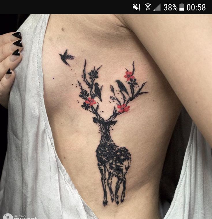 Top 666+ hình xăm con nai đầy tinh tế và thu hút - Genztattoo