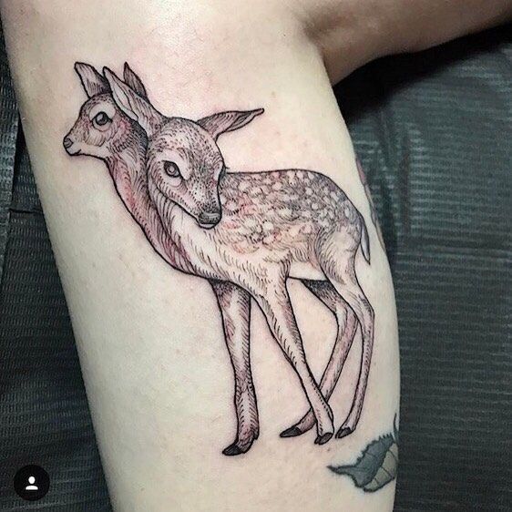 Top 666+ hình xăm con nai đầy tinh tế và thu hút - Genztattoo