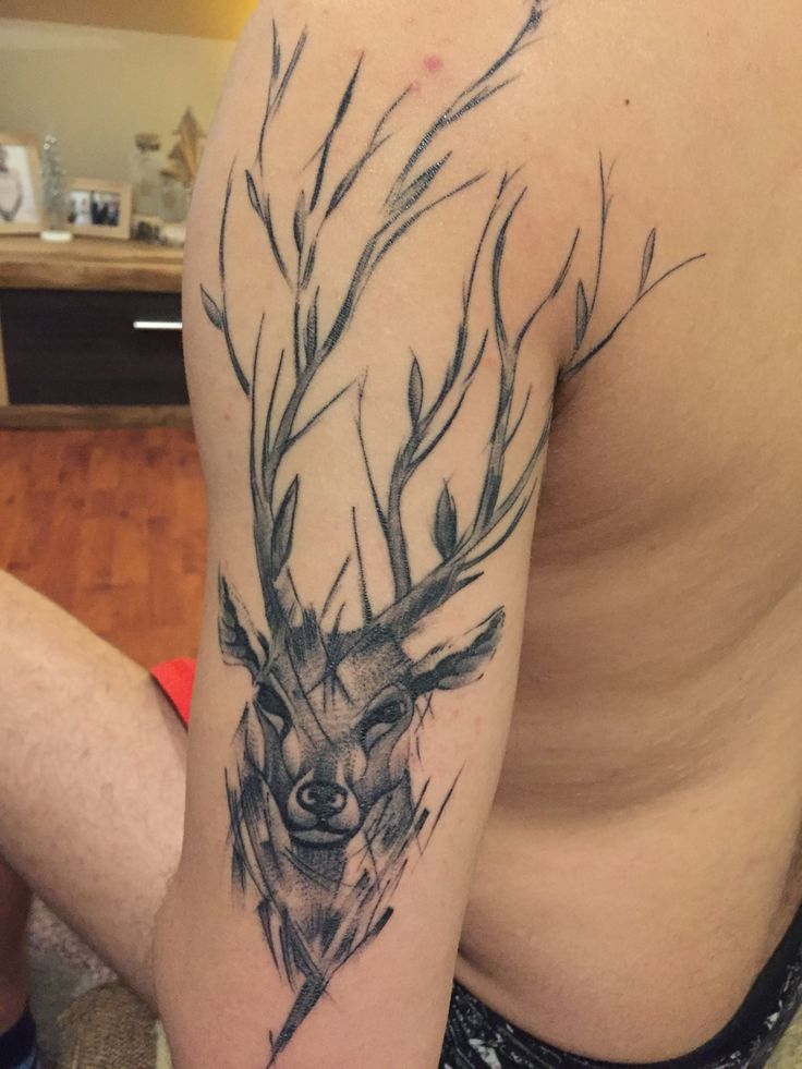Top 666+ hình xăm con nai đầy tinh tế và thu hút - Genztattoo