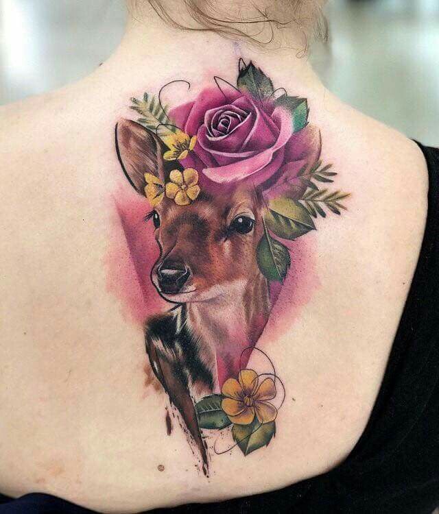 Top 666+ hình xăm con nai đầy tinh tế và thu hút - Genztattoo