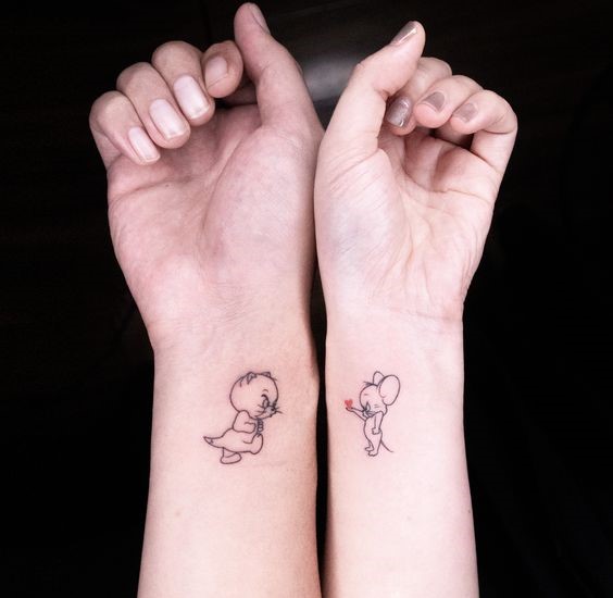 phong cách xăm cổ tay cho các cặp đôi Top 600+ hình xăm couple siêu ngầu và cá tính - Genztattoo