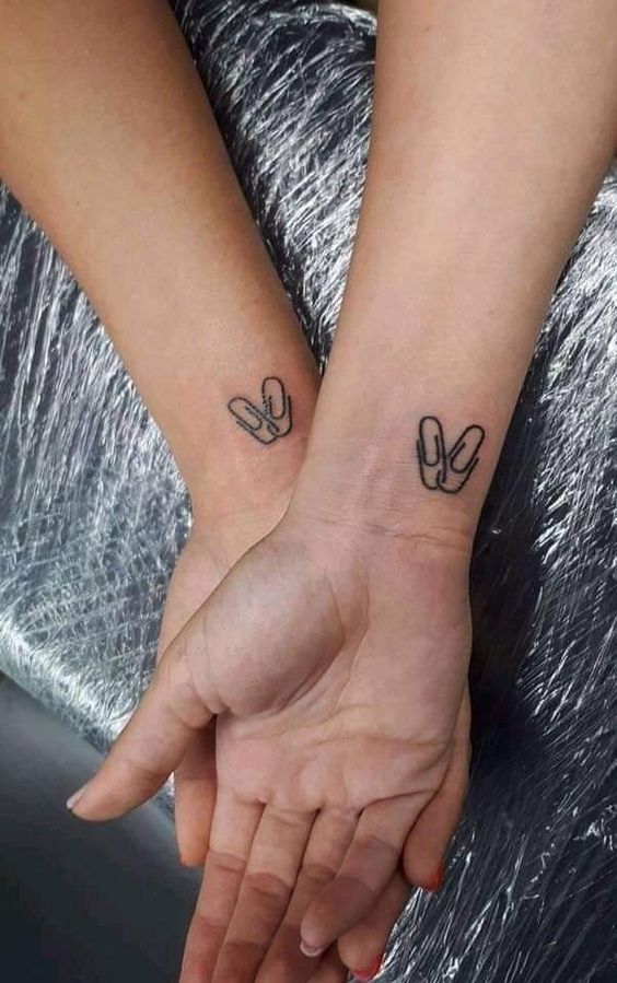 hình xăm cặp đôi ở cổ tay Top 600+ hình xăm couple siêu ngầu và cá tính - Genztattoo