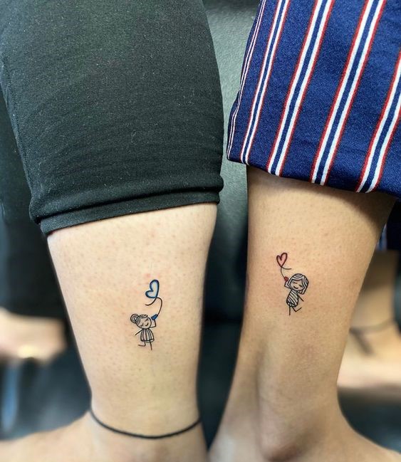 Thiết kế hình xăm cặp đôi bắt mắt ở mắt cá chân Top 600+ hình xăm couple siêu ngầu và cá tính - Genztattoo
