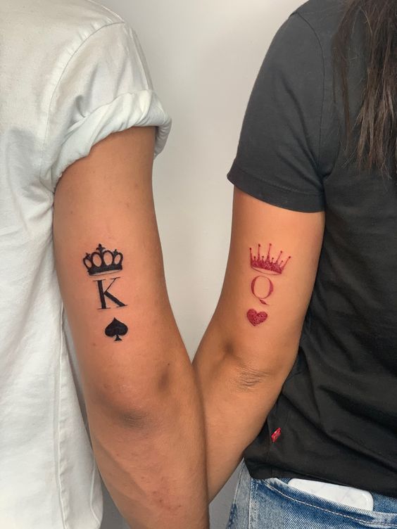 cực kỳ hấp dẫn với mẫu hình xăm cặp đôi mini Top 600+ hình xăm couple siêu ngầu và cá tính - Genztattoo