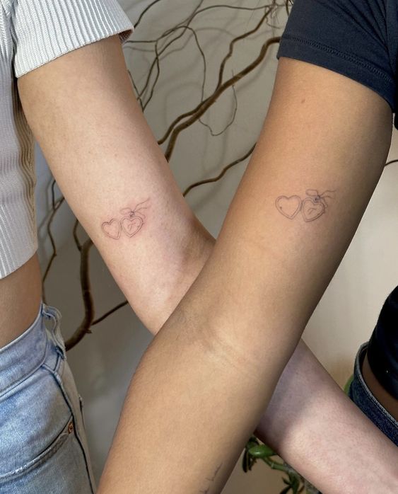 thiết kế hình xăm mini cho cặp đôi với người yêu Top 600+ hình xăm couple siêu ngầu và cá tính - Genztattoo